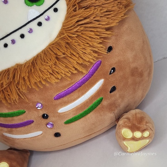 CUSTOM 💎 BENNY 🐾 Day of the Dead Bigfoot Original Squishmallow NWT - Picture 3 of 7